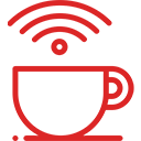 Comfortable Customer Lounge with Free Wi-Fi & Drinks